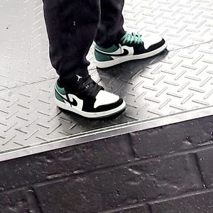 Nike Air Jordan 4 Blue White Women's Sneakers 001329 sz 5youth/6.5womens